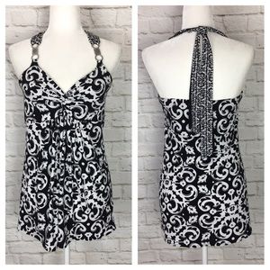 WHBM | Twist Front Halter Top Signature Knits